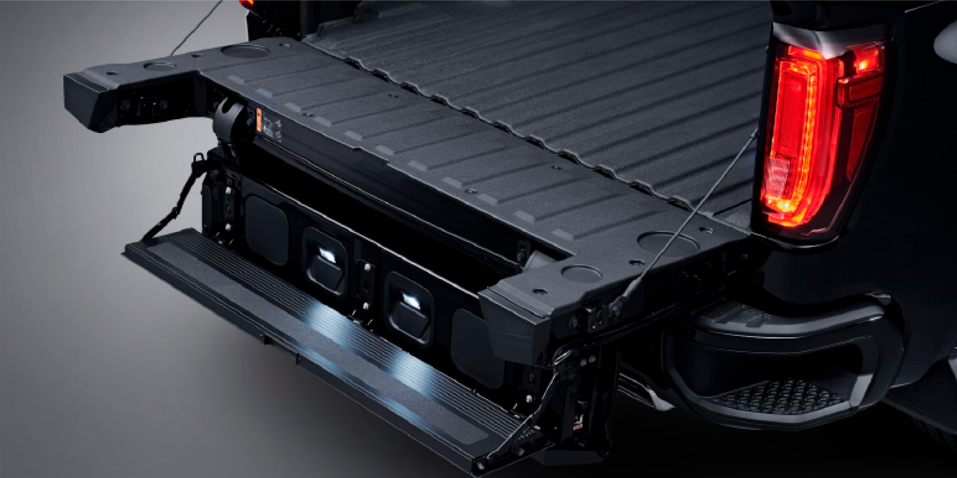 2026 GMC Photography: Denali Tailgate Lighting