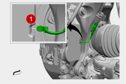 Front disk brake installation