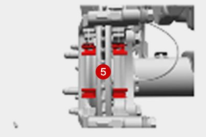 Rear disk brake installation