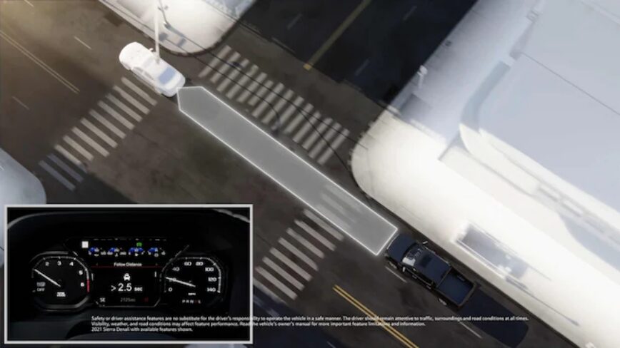 SAFETY  : FOLLOWING DISTANCE INDICATOR