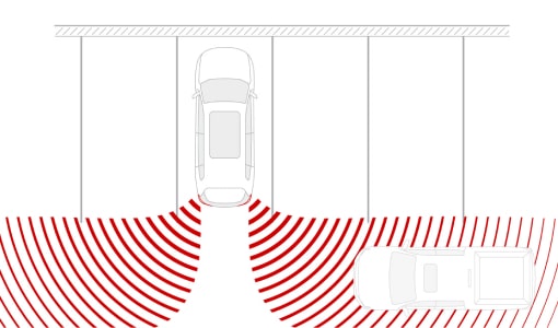 SAFETY  : REAR CROSS TRAFFIC ALERT