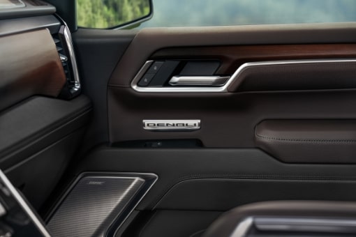 2024 GMC sierra Design: Interior Door Badge