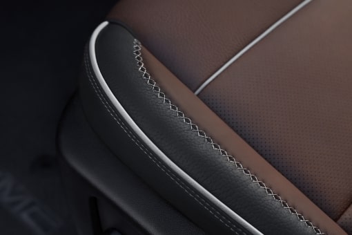 2024 GMC sierra Design: Interior Alpine Umber Leather