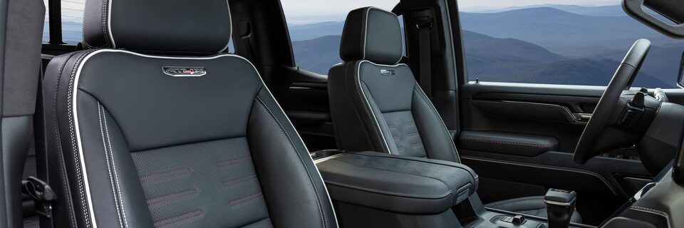 Sierra AT4X Interior Leather Seats