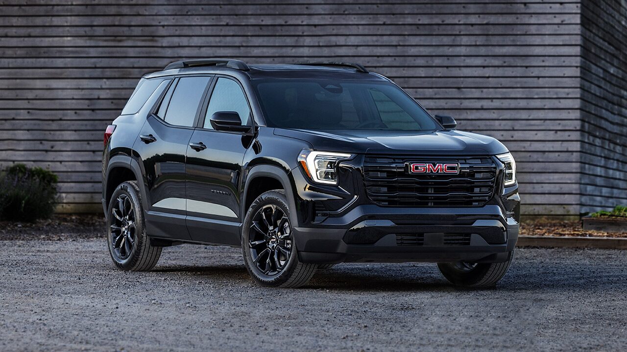 Front Three-Quarters View of the GMC Terrain Small SUV