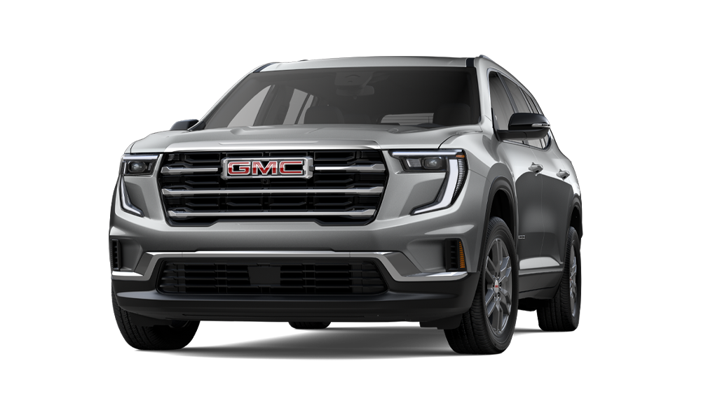 Front Three-Quarters View of the 2026 GMC Acadia Elevation Mid-Size SUV