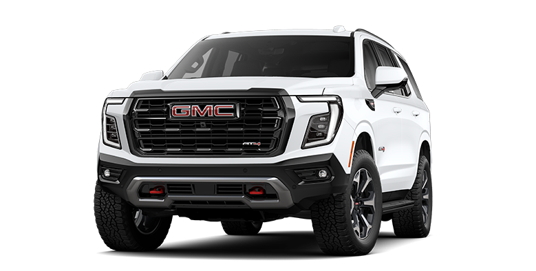 Front View of the 2025 GMC Yukon AT4 Full-Size SUV