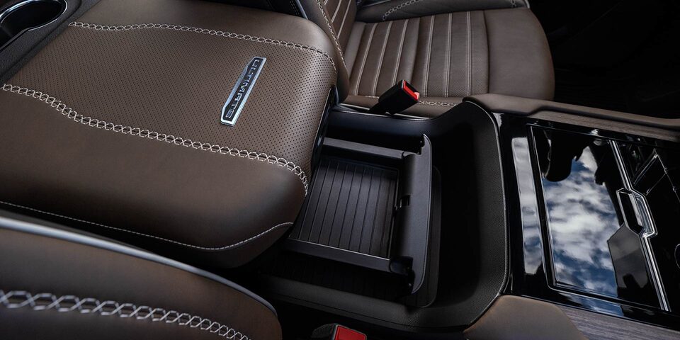 View of the 2025 GMC Yukon Center Console