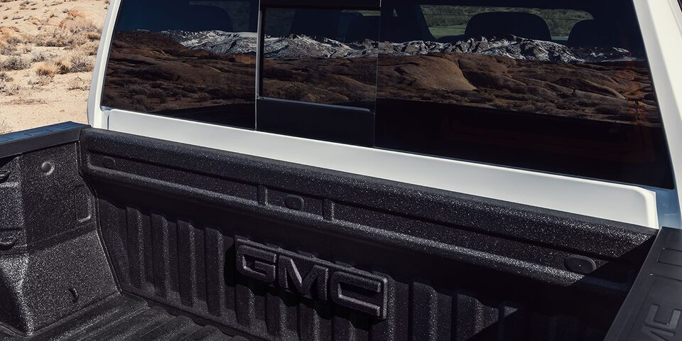 Close-up View of the Truck Bed on a 2025 GMC Sierra HD AT4 Truck