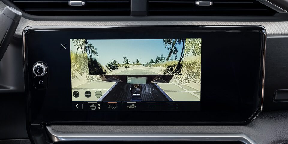 Trailering View Guide Direct Rear Camera View in a 2025 GMC Sierra HD Truck