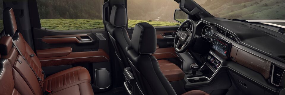 Interior Side View of the 2025 GMC Sierra Denali Ultimate