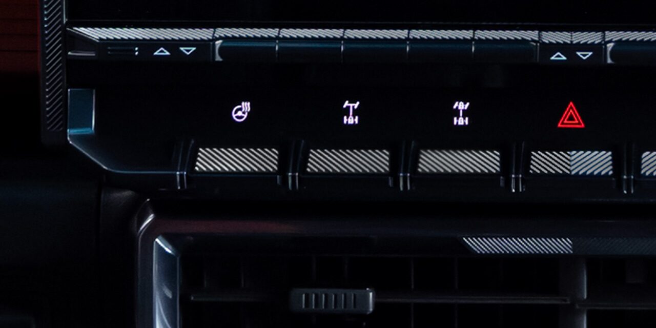 Close-up of the 2026 GMC HUMMER EV Available Front and Rear E-Locker Settings
