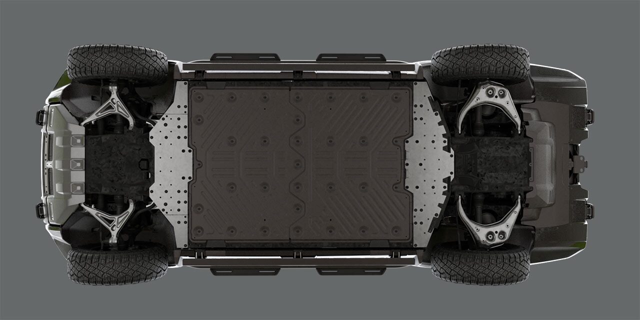 The 2026 GMC HUMMER EV's Full Underbody Armor