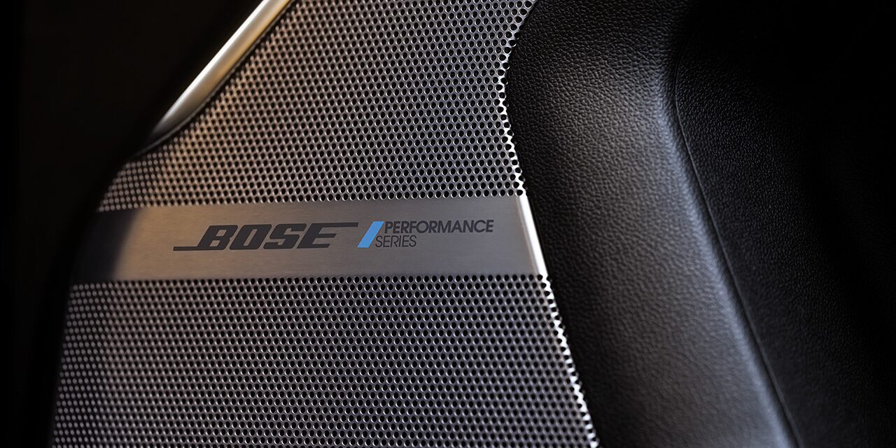 Close-up of the Bose Sound System Speakers in the 2026 GMC Yukon Elevation Full-Size SUV
