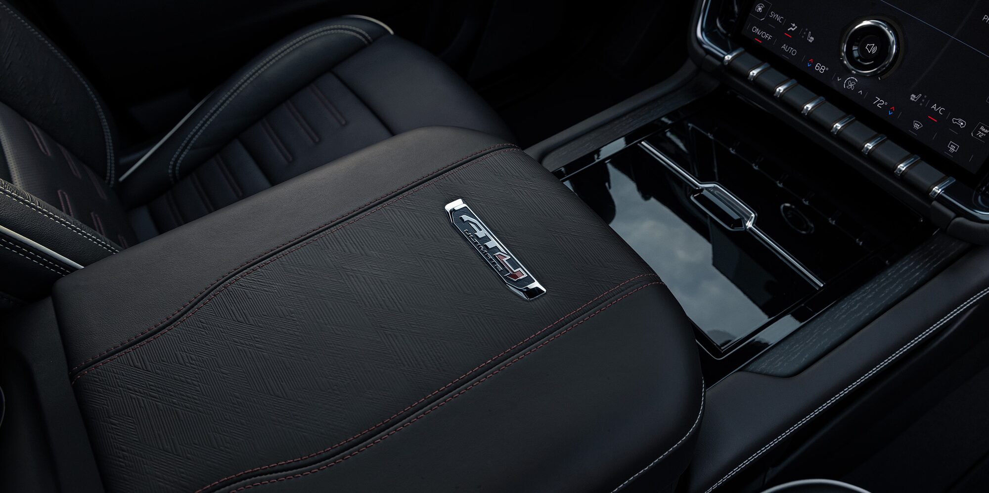 Interior View of the 2026 GMC Yukon's Center Console