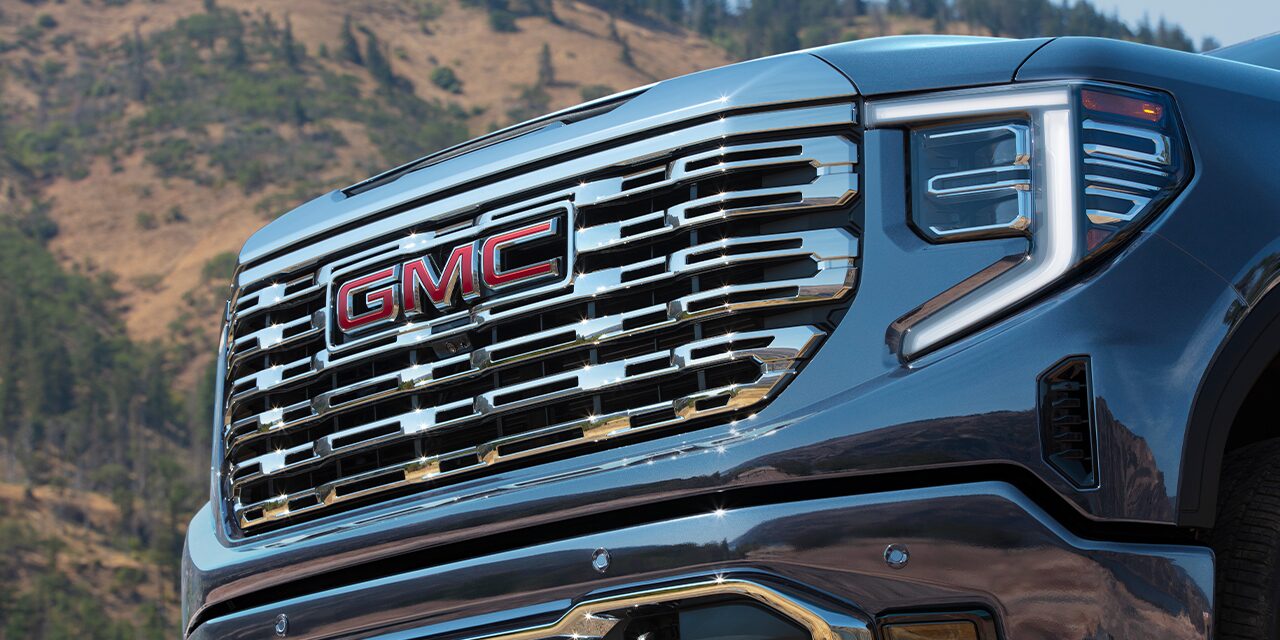 Close-up of the Distinct Grille on the 2026 GMC Sierra 1500 Pickup Truck