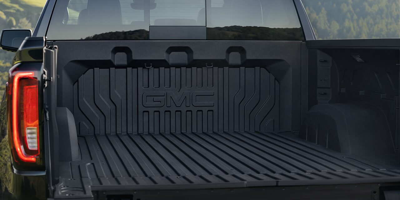 Close-up of the CarbonPro Composite Truck Bed