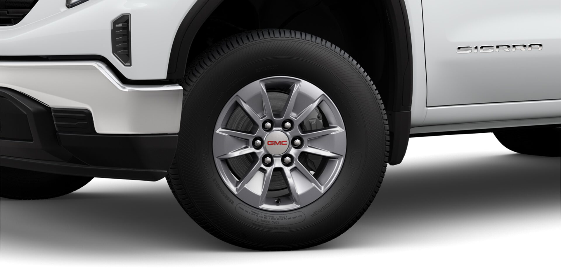 Close-up of the Rim and Tire on the 2026 GMC Sierra 1500 Pro Full-Size Truck